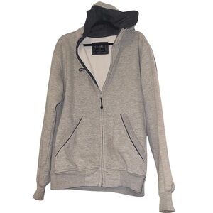 Champs Sports Men’s Heavyweight Full Zip Hoodie Kangaroo Pocket GREY XL